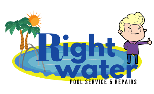 Pool Cleaning Services in Tomball Texas - Right Water Pool Service & Repairs | The Right Water at The Right Time | RWP Logo